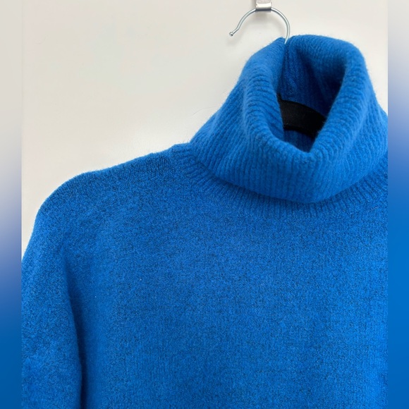 Zara Electric Blue Roll Neck Sweater - Picture 2 of 5